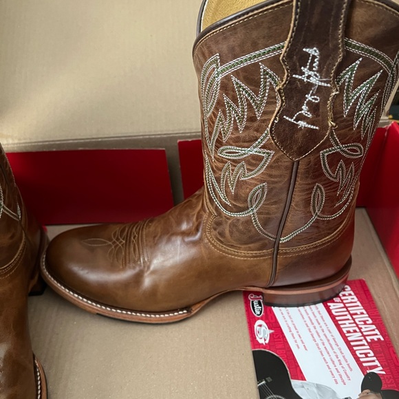 Justin Boots Shoes Justin Pearsall Strait Brown Boot Mens